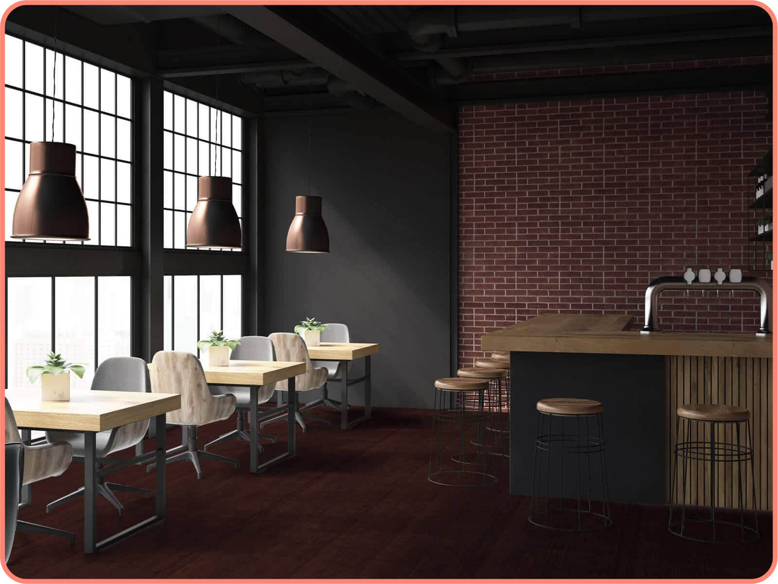 墨嵐黑棕｜dH精選 G-pro精品地板(連工帶料)